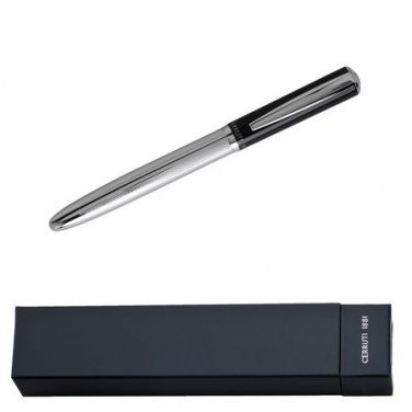 Logo trade corporate gift photo of: Rollerball pen Lodge, black
