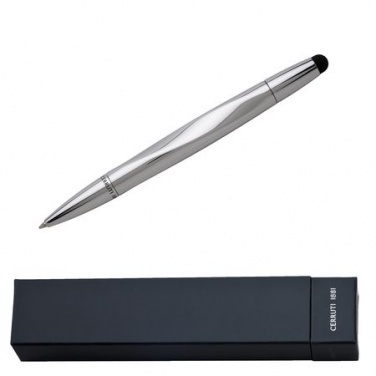Logotrade promotional merchandise image of: Ballpoint pen Torsion Pad Chrome, grey