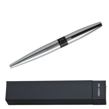 Logotrade corporate gift picture of: Rollerball pen Frank Chrome, grey