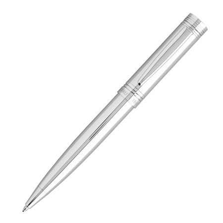 Logo trade advertising product photo of: Ballpoint pen Zoom Silver