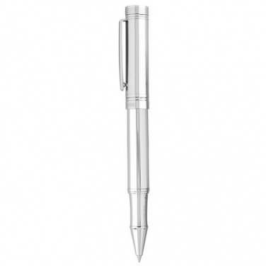 Logo trade corporate gifts image of: Rollerball pen Zoom Silver