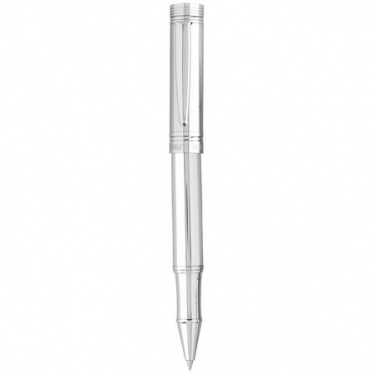 Logo trade promotional items image of: Rollerball pen Zoom Silver