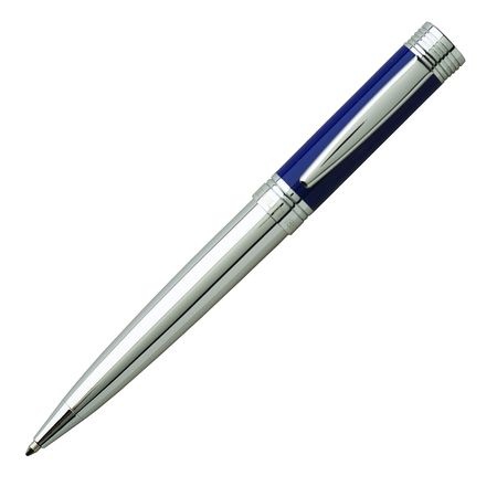 Logotrade promotional giveaway picture of: Ballpoint pen Zoom Azur, blue