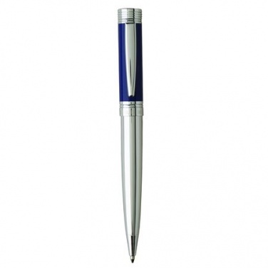 Logo trade advertising products picture of: Ballpoint pen Zoom Azur, blue