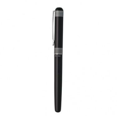 Logo trade promotional giveaway photo of: Fountain pen Mesh, black