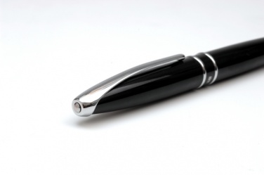 Logo trade promotional giveaway photo of: Fountain pen Silver Clip, black