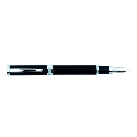 Logo trade promotional giveaway photo of: Fountain pen Focus, black