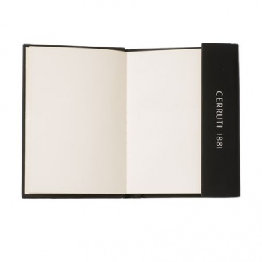 Logo trade promotional giveaways picture of: Note pad A5 Drawer, black