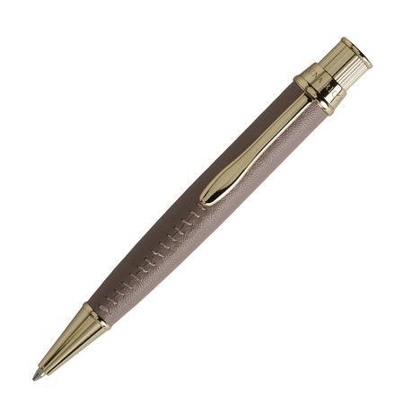 Logotrade business gift image of: Ballpoint pen Evidence Leather Sandy Pink