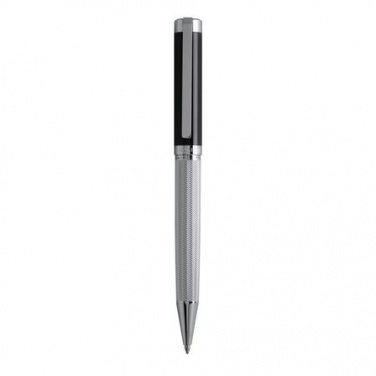 Logotrade business gifts photo of: Ballpoint pen Ciselé Chrome, grey