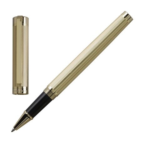 Logotrade business gift image of: Rollerball pen Ciselé, gold