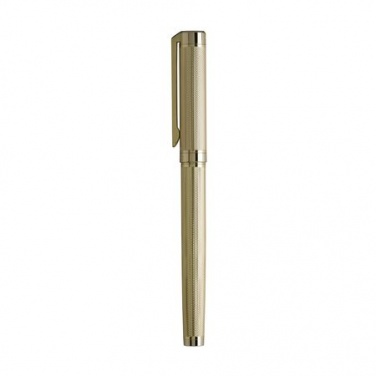 Logo trade promotional products picture of: Rollerball pen Ciselé, gold