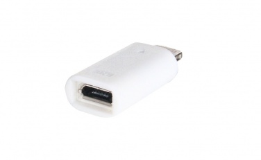 Logo trade promotional merchandise picture of: Adapter, white
