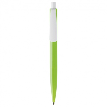 Logotrade corporate gift picture of: Plastic ball pen FARO, light green