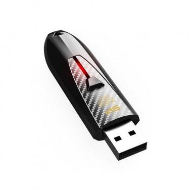 Logotrade promotional giveaway image of: Pendrive Silicon Power Blaze B25 white