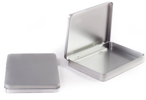 Logo trade promotional products picture of: Metal box EGOP34, silver