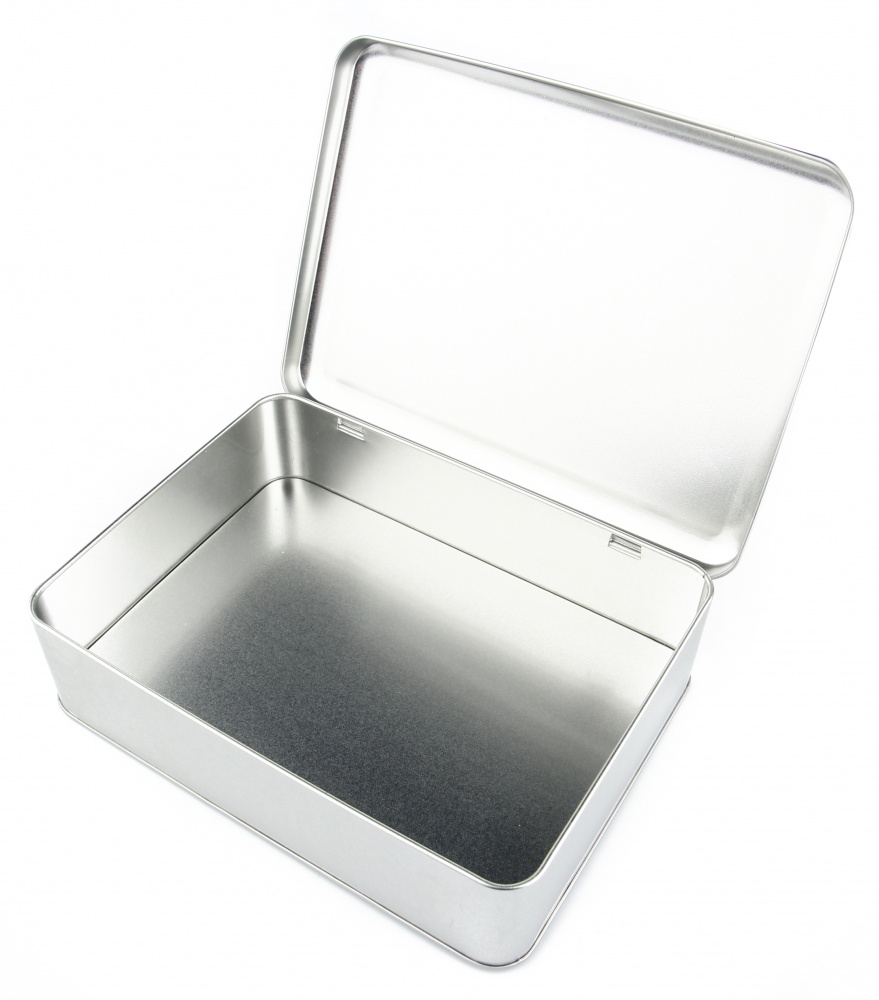 Logo trade advertising products picture of: Metal box, grey