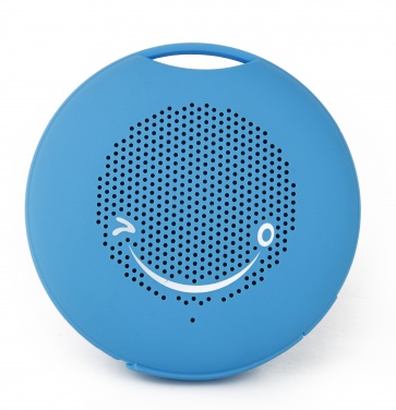 Logo trade promotional product photo of: Silicone mini speaker Bluetooth, blue
