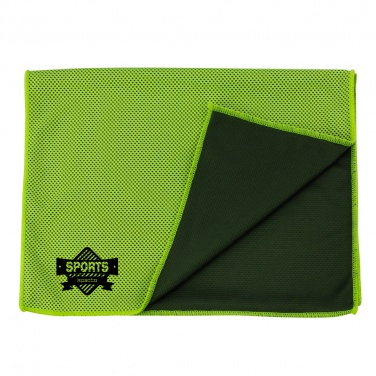 Logotrade promotional product picture of: Refreshing gym towel, light green