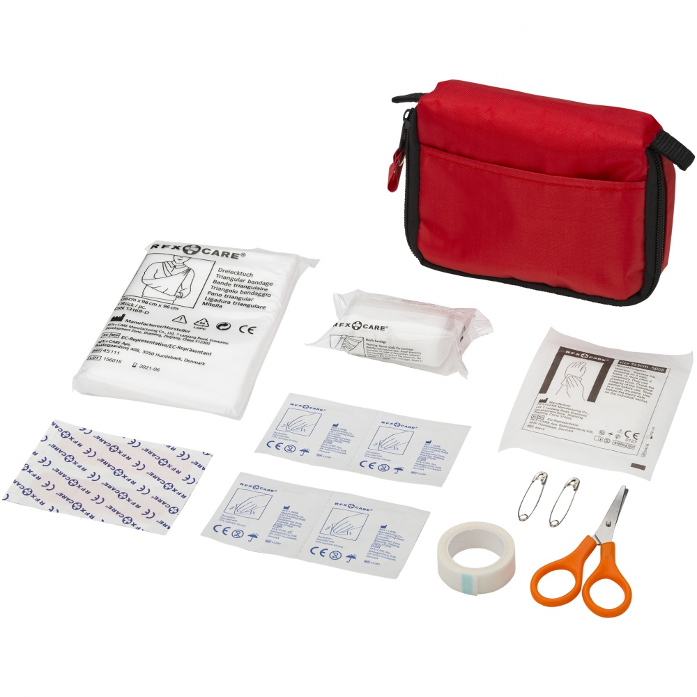 Logotrade promotional giveaways photo of: 20-piece first aid kit, red