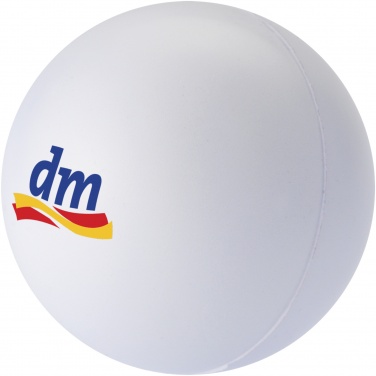 Logo trade promotional merchandise photo of: Cool round stress reliever, white
