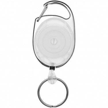 Logotrade corporate gift picture of: Gerlos roller clip key chain, white
