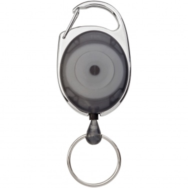 Logotrade promotional item image of: Gerlos roller clip key chain, black