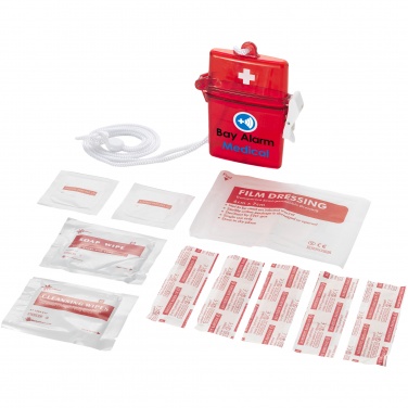Logo trade promotional item photo of: Haste 10-piece first aid kit, red