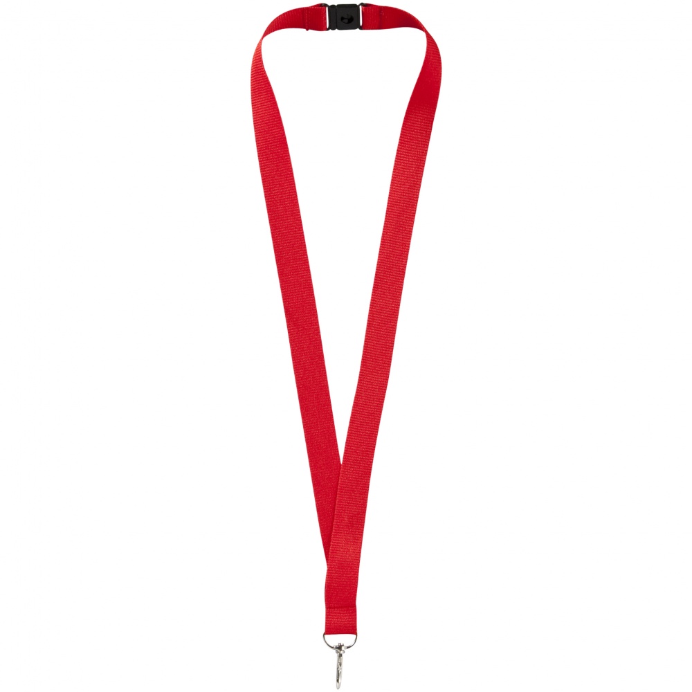 Logo trade promotional items picture of: Lago lanyard, red