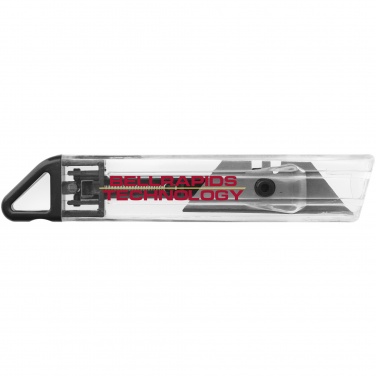 Logo trade promotional giveaways picture of: Hoost cutter knife, black
