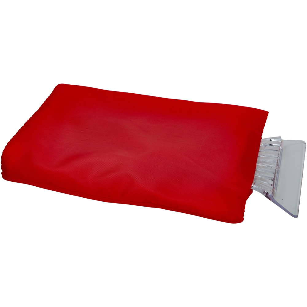 Logo trade promotional giveaways picture of: Colt Ice Scraper with Glove, red