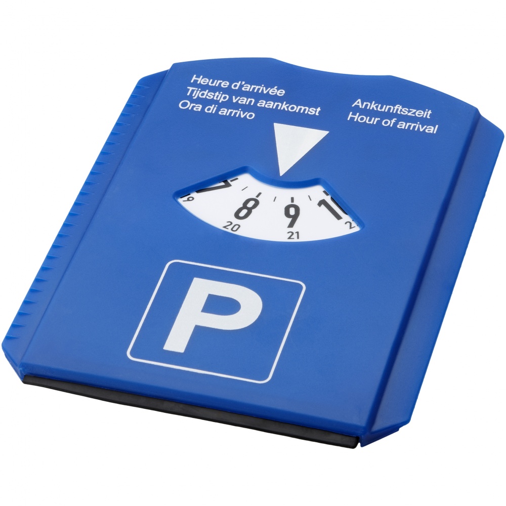 Logotrade corporate gift image of: 5-in-1 parking disk, blue