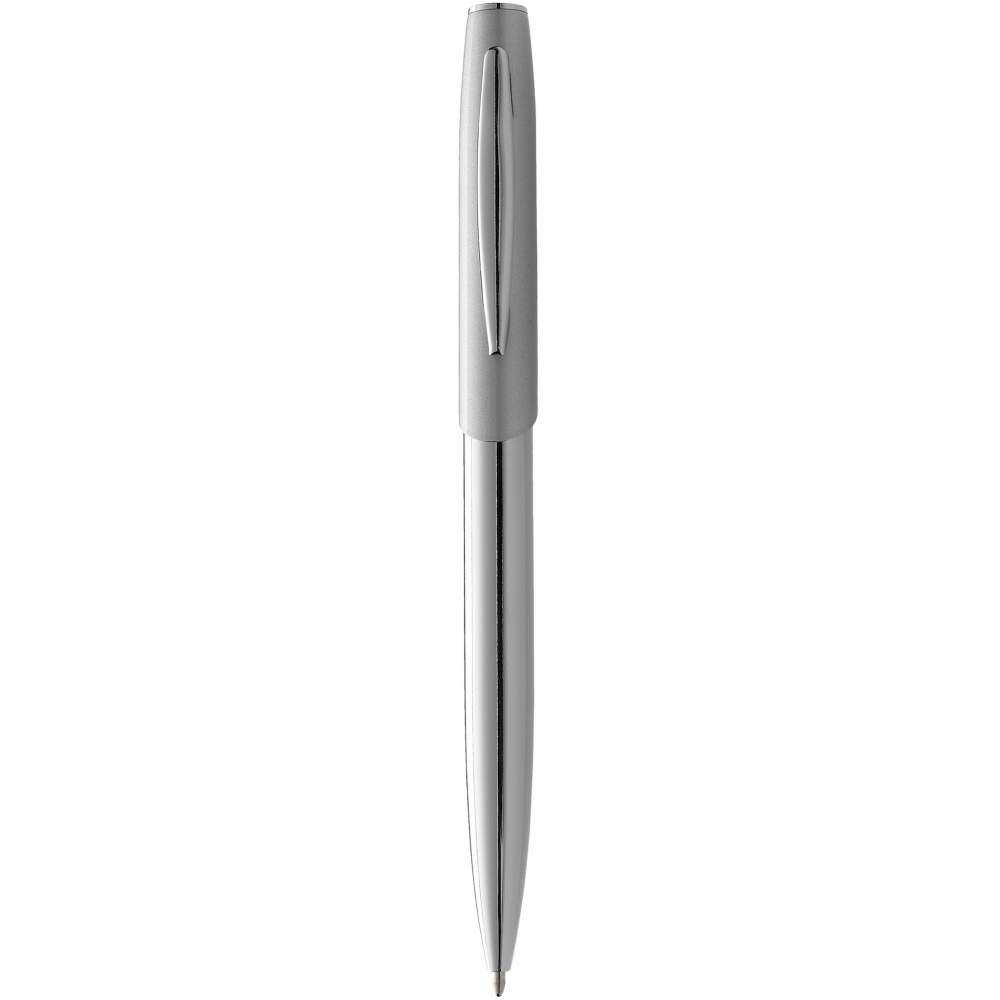 Logo trade promotional products image of: Geneva ballpoint pen, gray
