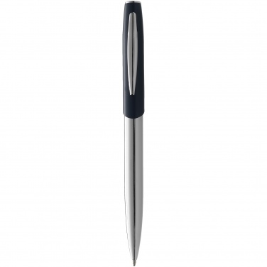 Logo trade promotional giveaways picture of: Geneva ballpoint pen, dark blue