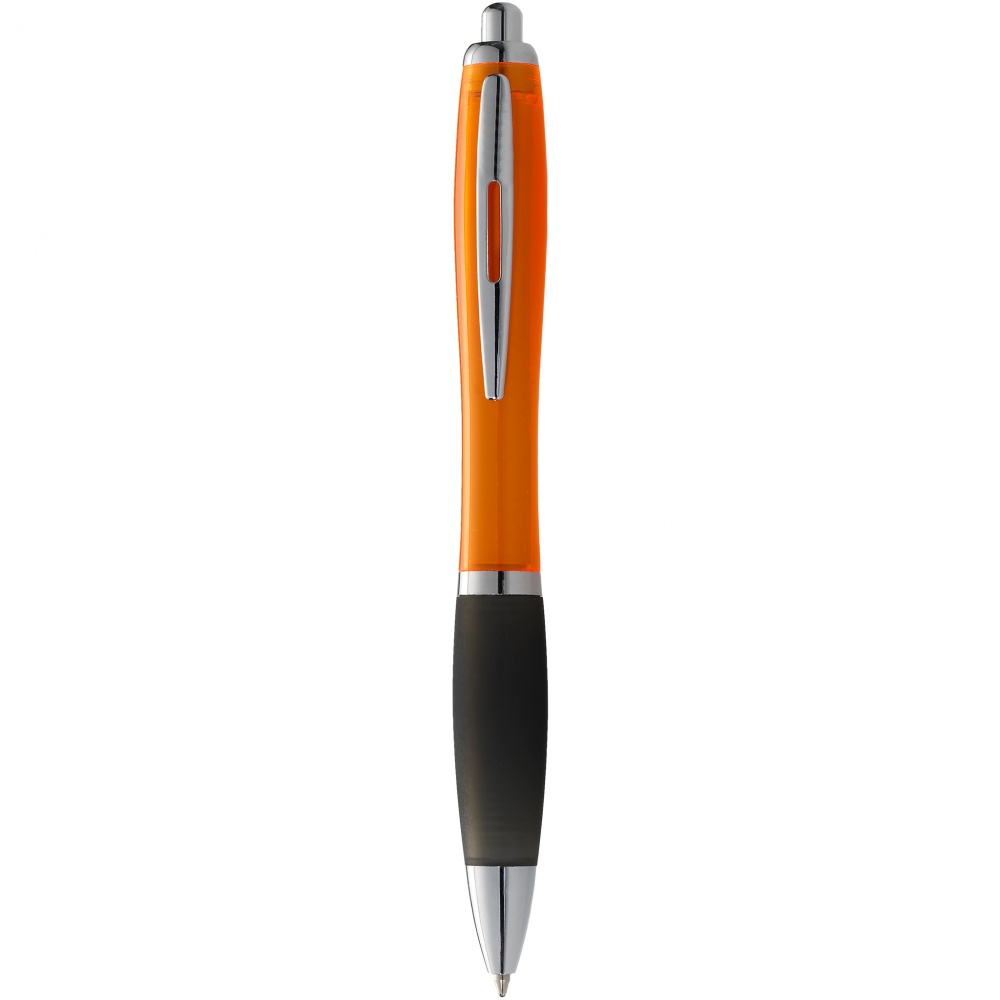 Logo trade business gift photo of: Nash ballpoint pen, orange