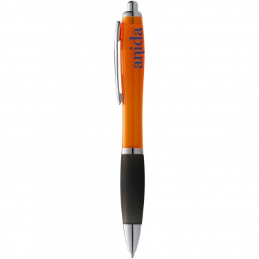 Logo trade promotional merchandise picture of: Nash ballpoint pen, orange