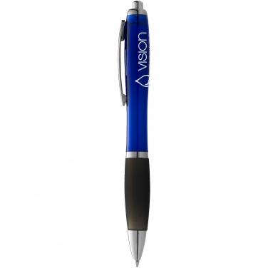 Logo trade business gift photo of: Nash ballpoint pen, blue