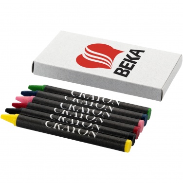Logo trade advertising products image of: 6-piece crayon set