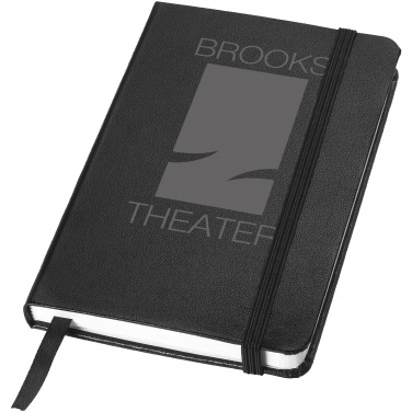 Logo trade promotional gifts picture of: Classic pocket notebook, black