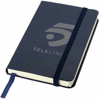 Logo trade promotional gifts image of: Classic pocket notebook, dark blue