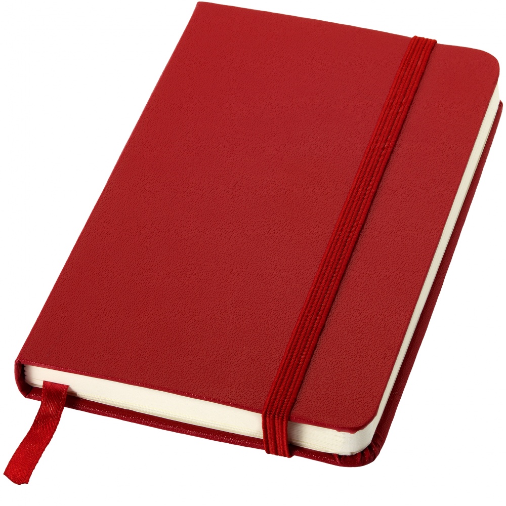 Logo trade promotional gift photo of: Classic pocket notebook, red