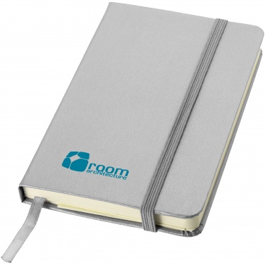 Logo trade business gifts image of: Classic pocket notebook, gray