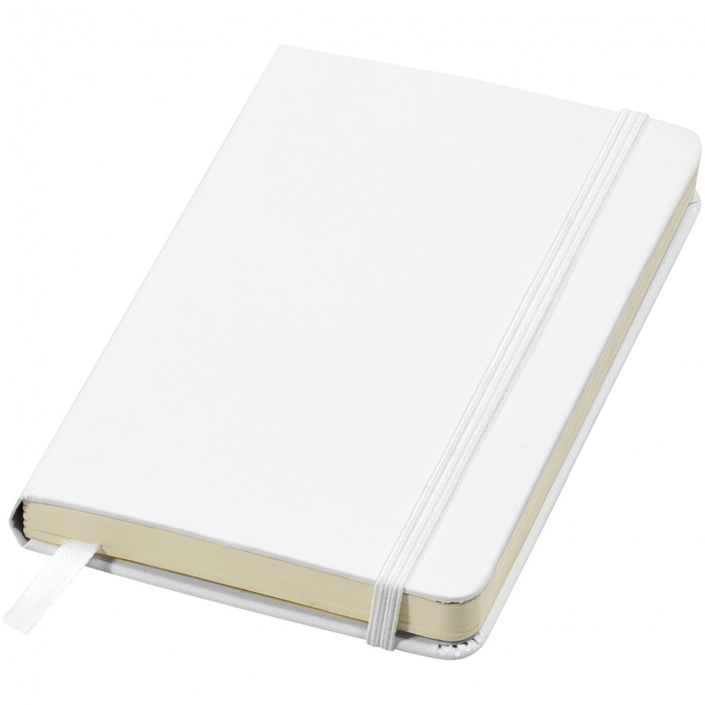 Logotrade promotional gift picture of: Classic pocket notebook, white