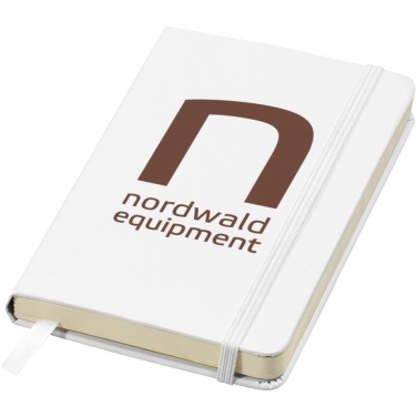 Logo trade promotional giveaway photo of: Classic pocket notebook, white