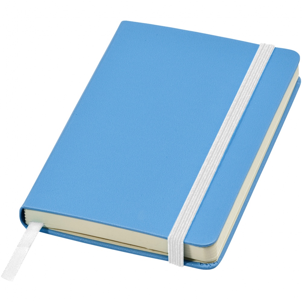 Logo trade promotional gifts image of: Classic pocket notebook, light blue