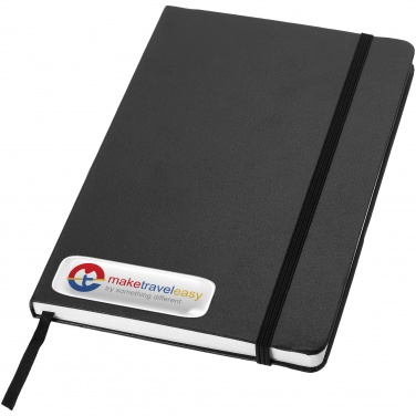 Logo trade corporate gifts image of: Classic office notebook, black