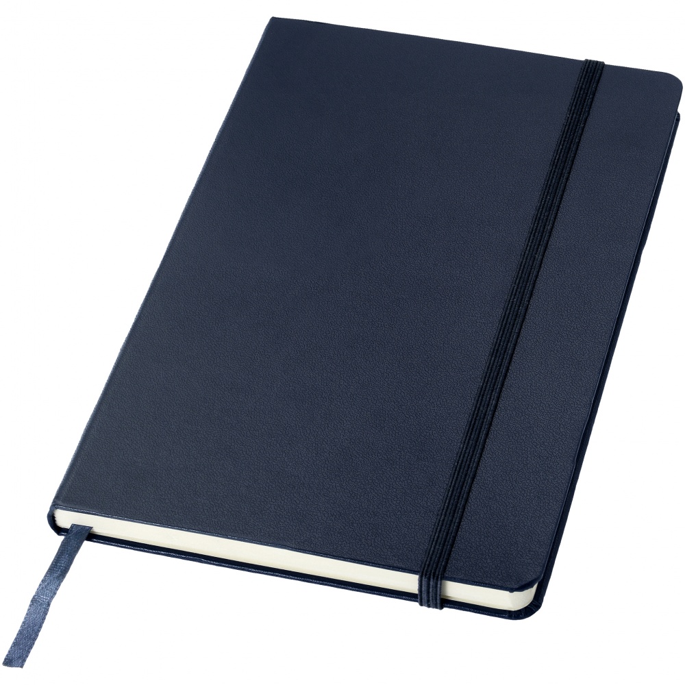 Logotrade promotional item picture of: Classic office notebook, dark blue