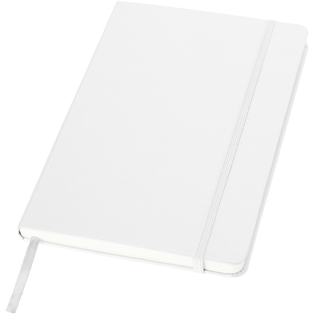 Logo trade advertising products picture of: Classic office notebook, white