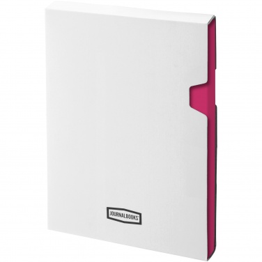 Logo trade corporate gifts image of: Classic office notebook, pink