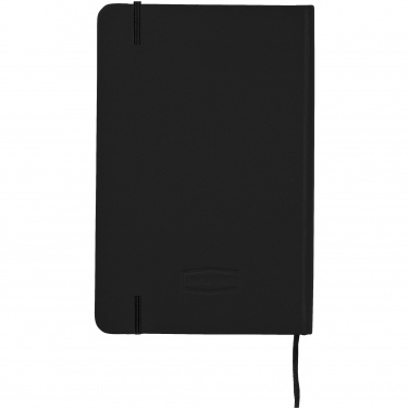 Logo trade promotional gift photo of: Executive A4 hard cover notebook, black